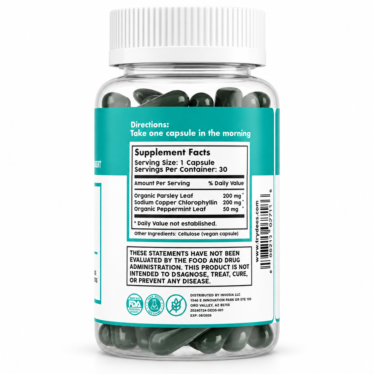 DEOS DESODORANTE NATURAL  60 cap